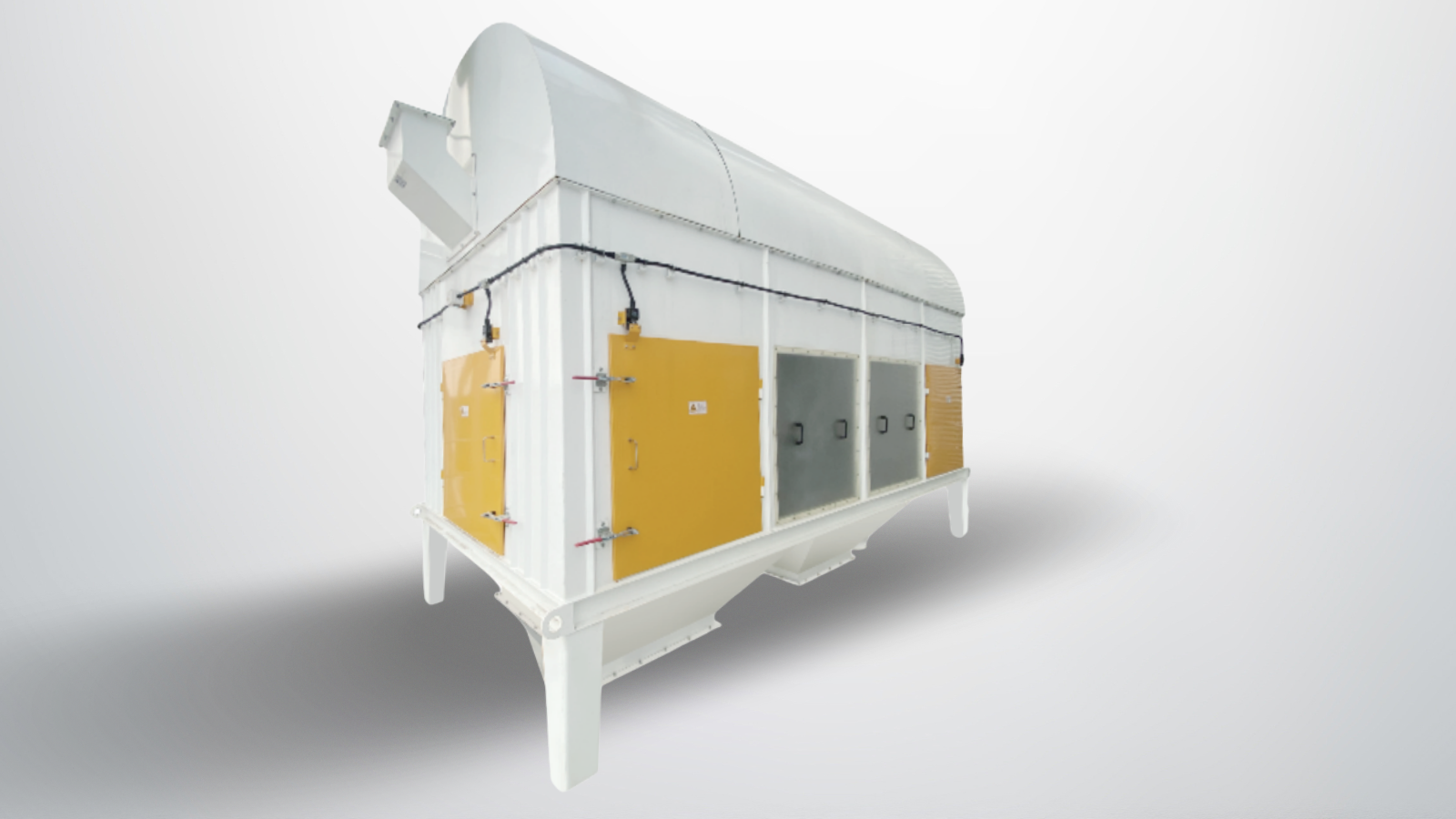 双层圆筒清理筛